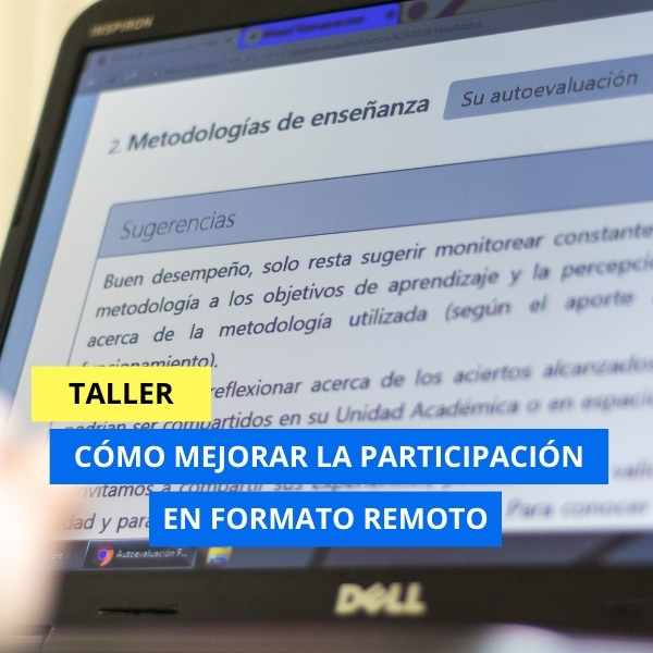 Cómo mejorar la participación en formato remoto