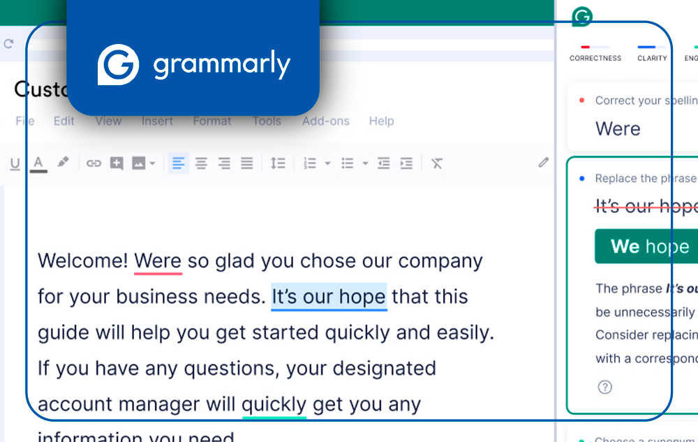 Imagen referencial Grammarly