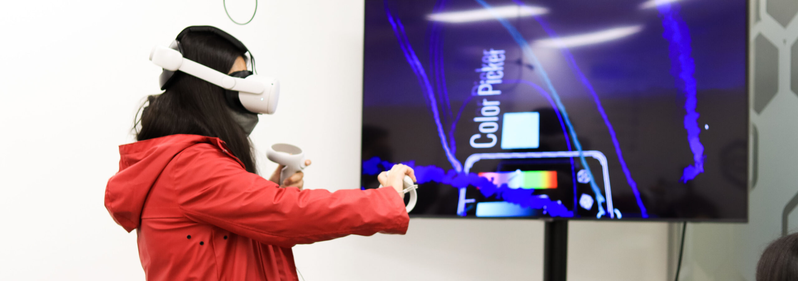 Persona utilizando Oculus en VirtuaLab