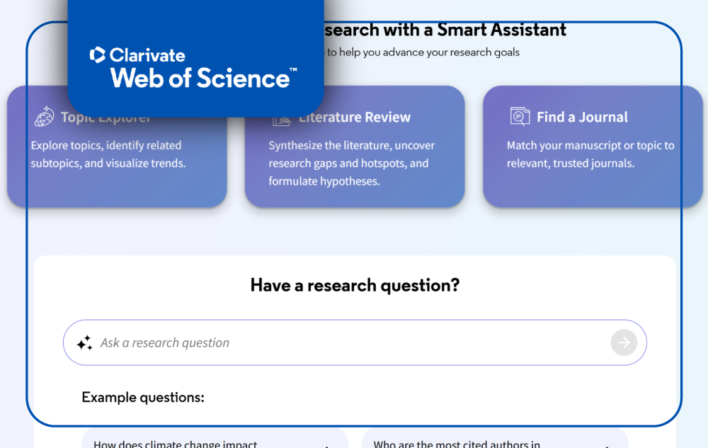 Imagen referencial WOS AI